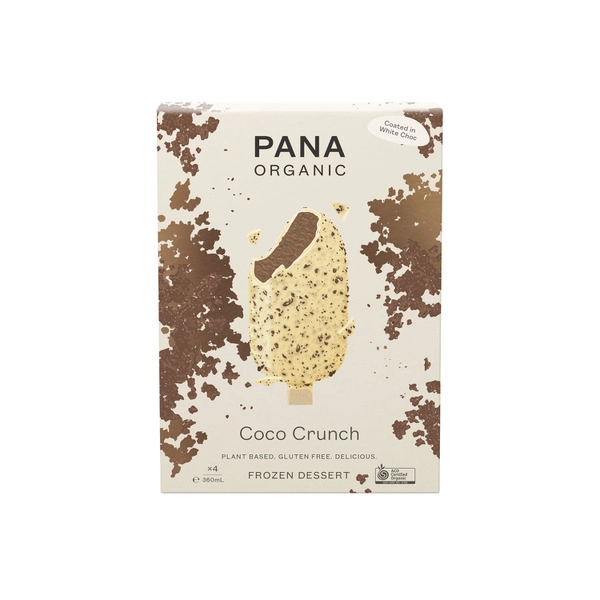 Pana Organic Frozen Dessert Coco Crunch 4 Pack 360mL