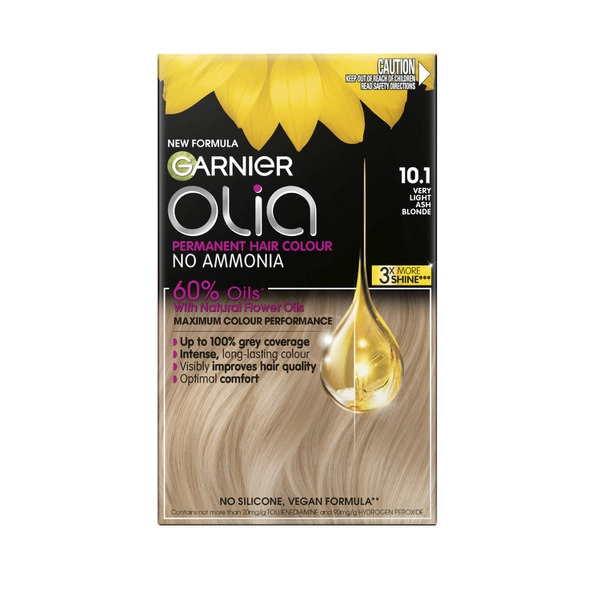 Garnier Olia Hair Colour 10.1 Very Very Light Blonde 1 each