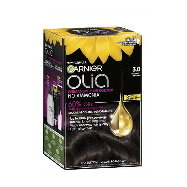 Garnier Olia Hair Colour 3.0 Soft Black 1 each