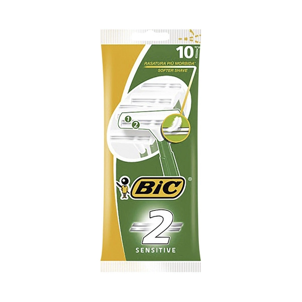 Bic Twin Blade Disposable Razors for Sensitive Skin 10 pack