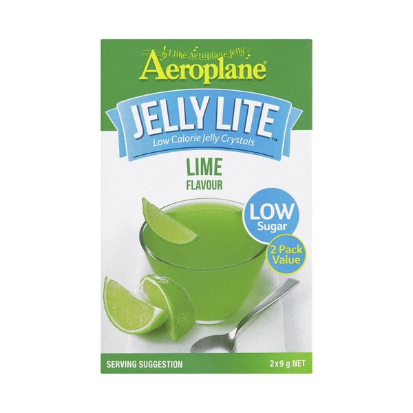 Aeroplane Lite Lime Jelly Crystals 2 pack 18g