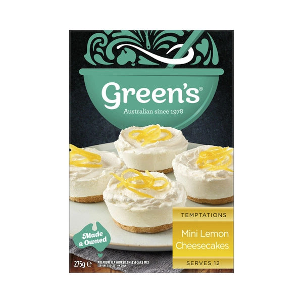 Greens Deluxe Mini Lemon Cheescake Mix 275g