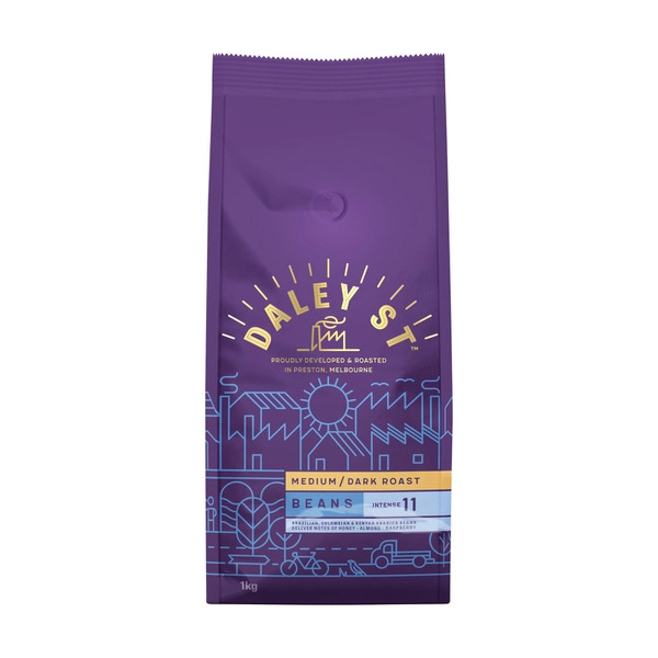 Daley Street Medium/Dark Beans 1kg