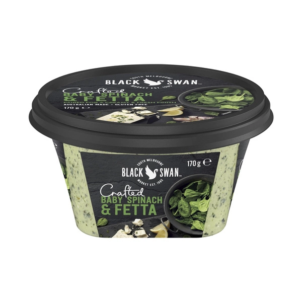 Black Swan Crafted Spinach And Feta Dip 170g