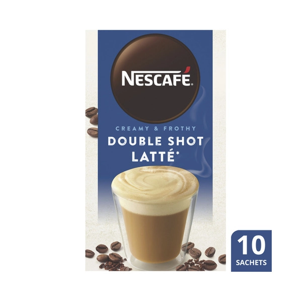 Nescafe Double Shot Latte Sachet 10 pack