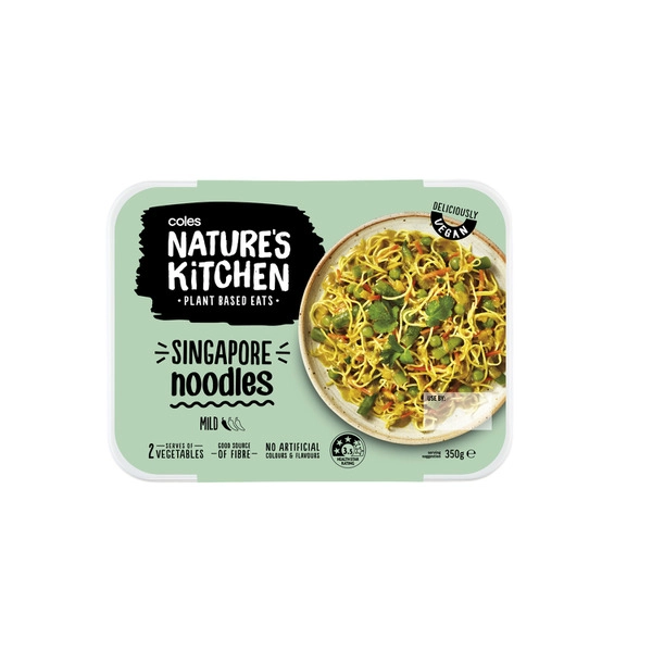 Coles Nature's Kitchen Singapore Noodles 350g