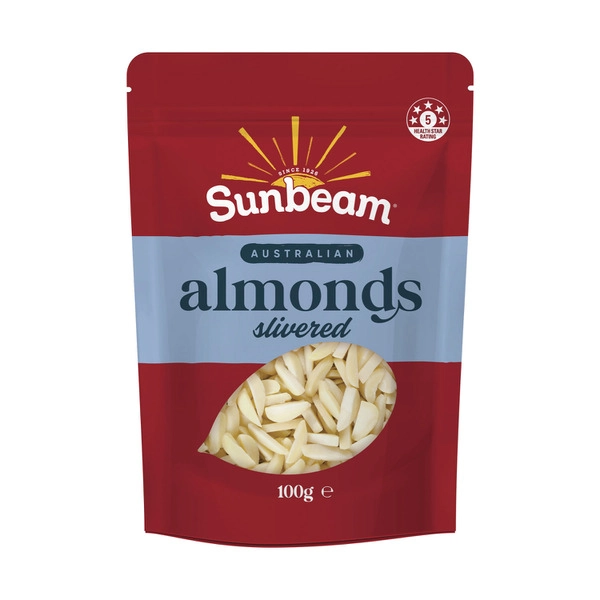 Sunbeam Australian Nuts Slivered Almonds 100g