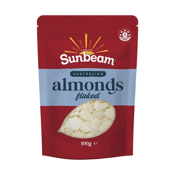 Sunbeam Australian Nuts Flaked Almonds 100g