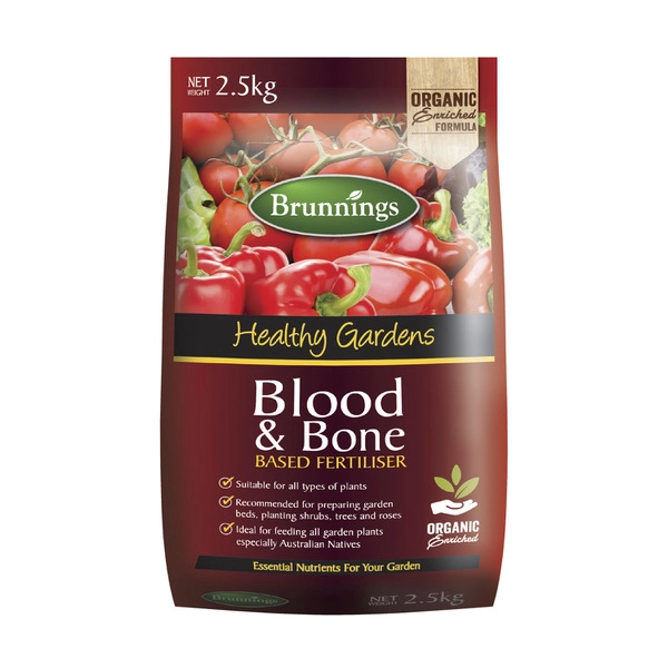 Brunnings Blood & Bone Based Fertiliser 2.5kg