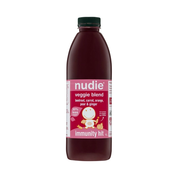 Nudie Immunity Beetroot Carrot Orange Pear Ginger 1L