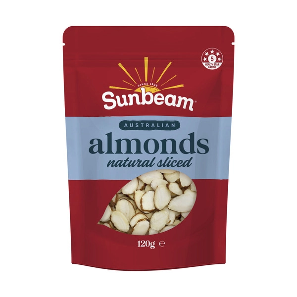 Sunbeam Natural Sliced Almonds 120g