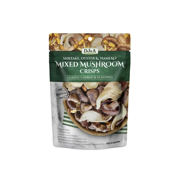 DJ&A Mixed Mushroom Crisps 65g