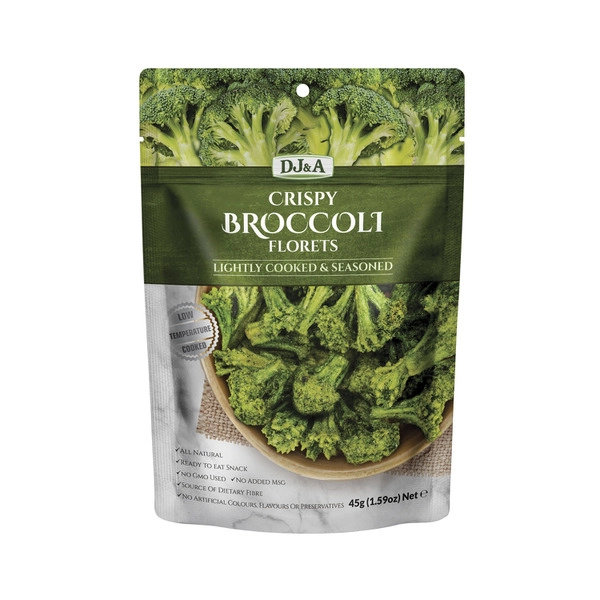 Dj&a Crispy Broccoli DJ&A CRISPY BROCCOLI FLORETS 45G 