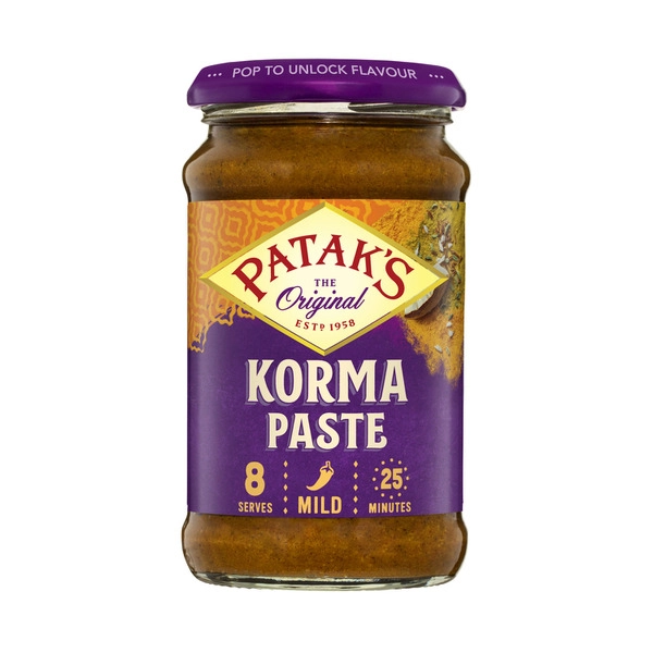 Patak's Korma Curry Paste Mild 290g