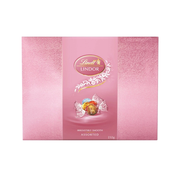 Lindt Lindor Pink Assorted Gift Box 232g