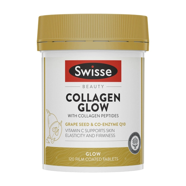 Swisse Beauty Collagen Glow Supports Skin Elasticity & Firmness 120 Tablets 120 pack