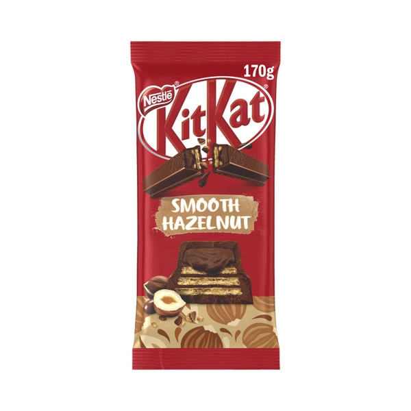 KitKat Smooth Hazelnut Milk Chocolate Block 170g