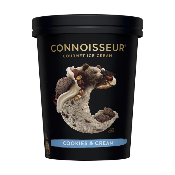 Connoisseur Ice Cream Cookies & Cream 1L