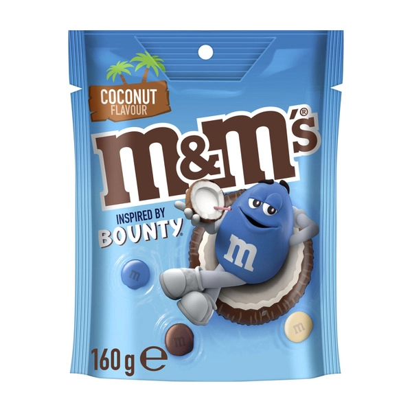 M&Ms Coconut Milk Chocolate Snack & Share Bag 160g