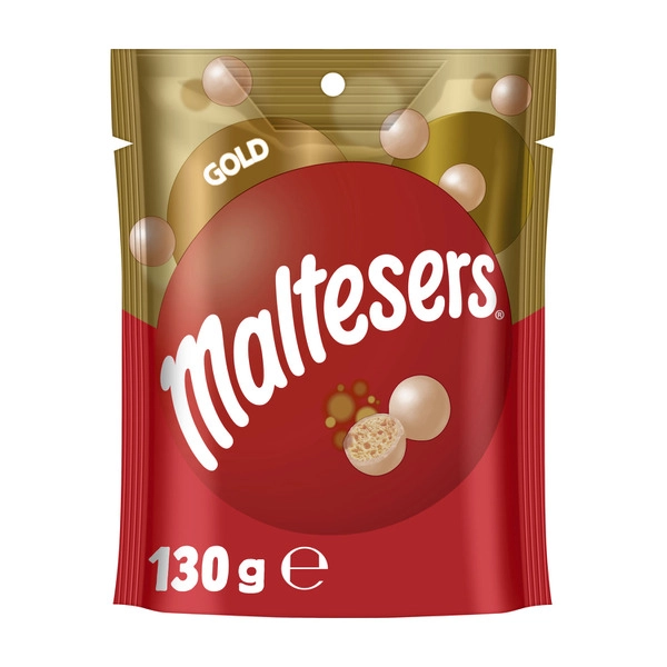 Maltesers Gold Choc Snack & Share Bag 130g