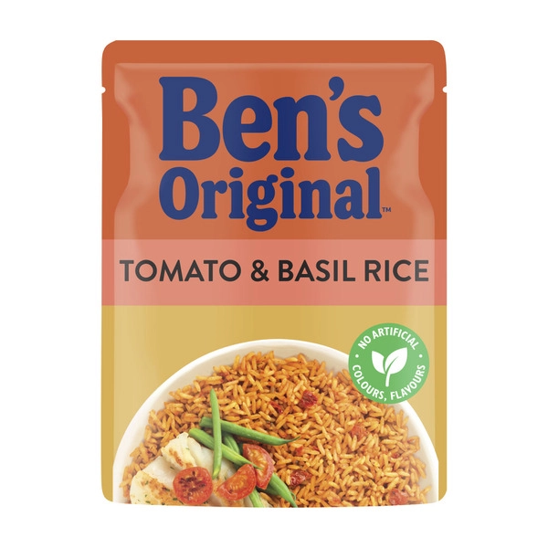 Ben's Original Tomato & Basil Rice Pouch 250g