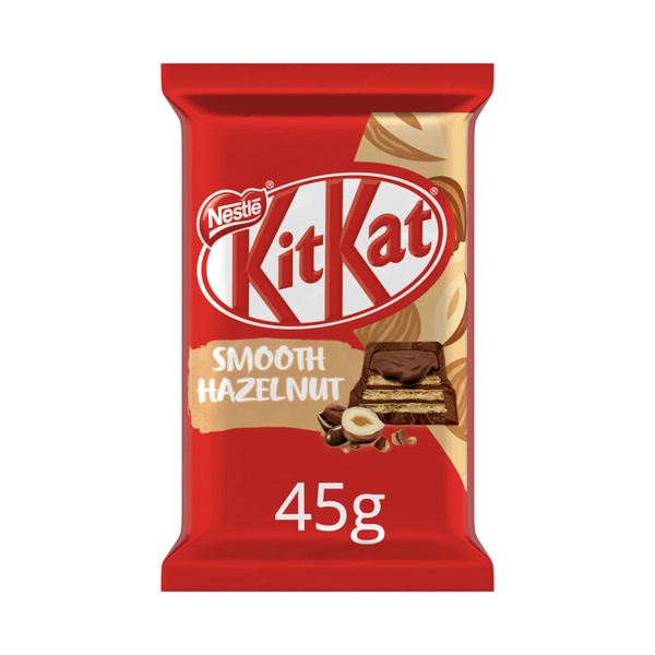 KitKat Smooth Hazelnut Milk Chocolate Bar 45g