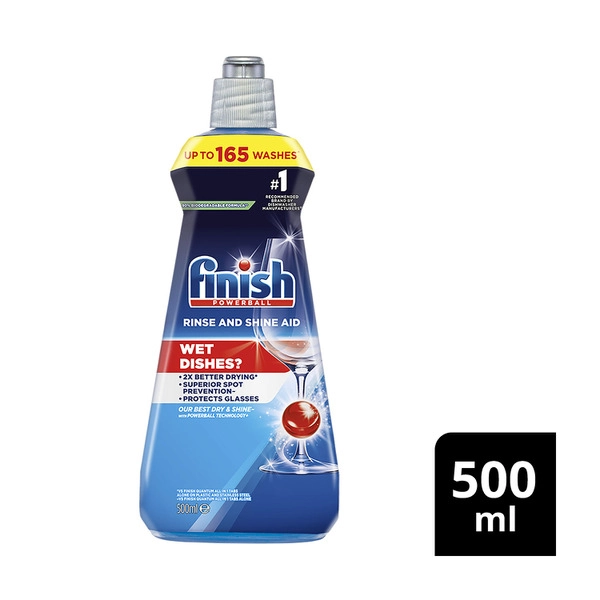 Finish Rinse & Shine Dishwasher Aid 500mL