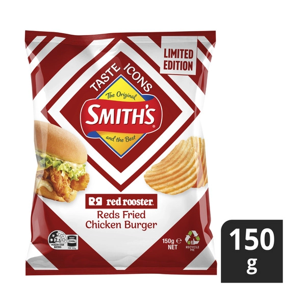 Smiths Red Rooster Taste Icons 150g