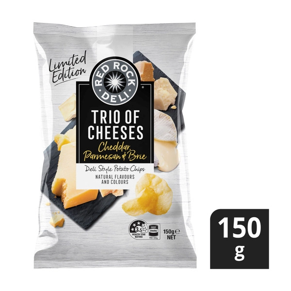 Red Rock Deli Trio Of Cheeses 150g