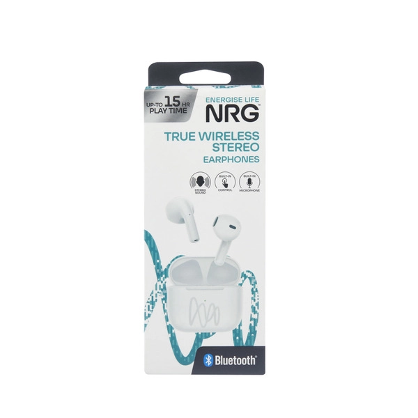 NRG True Wireless Stereo Earphones 1 each