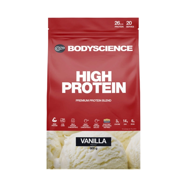 BSc Bodyscience High Protein Powder Vanilla 800g