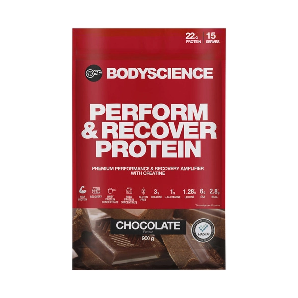 BSc Bodyscience Perform & Recover Protein Powder Chocolate 900g