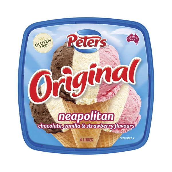 Peters Original Neapolitan Ice Cream 4L