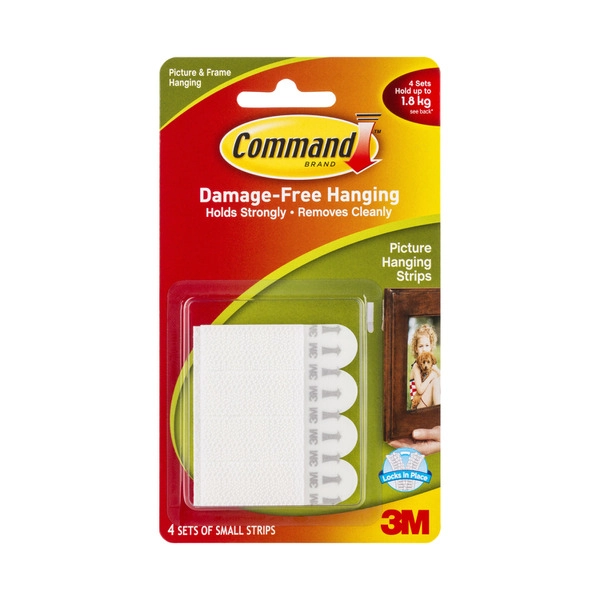 3M Command Picture Hanging Strips 4 pack