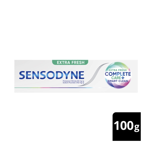 Sensodyne Complete Care and Smart Clean Extra Fresh Sensitive Toothpaste 100g