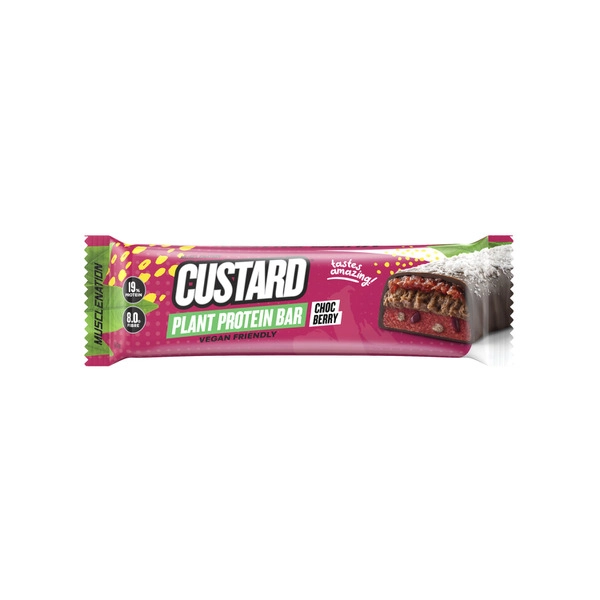 Muscle Nation Custard Plant Protein Bar Choc Berry 50g