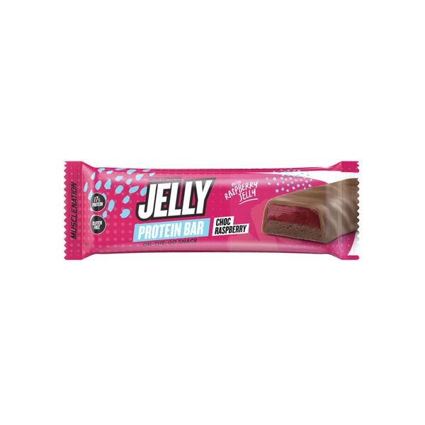 Muscle Nation Jelly Protein Bar Raspberry 40g