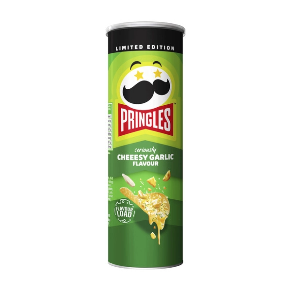 Pringles Seriously Cheesy Garlic Flavour 118g