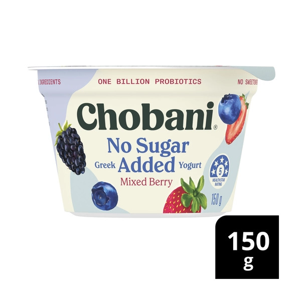 Chobani No Sugar Added Yogurt Mixed Berry 150g