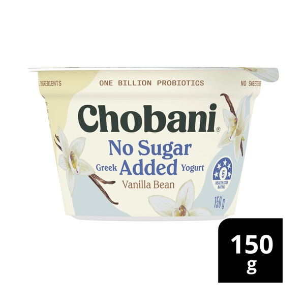 Chobani No Sugar Added Yogurt Vanilla 150g