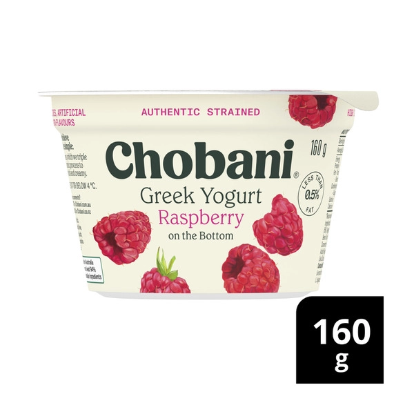 Chobani Greek Yogurt Raspberry 160g