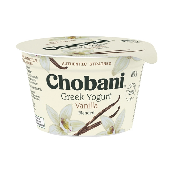 Chobani Greek Yogurt Vanilla 160g