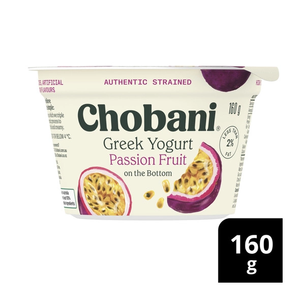 Chobani Greek Yogurt Passionfruit 160g