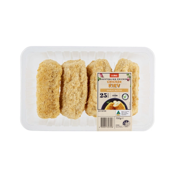 Coles RSPCA Approved Chicken Breast Kiev Garlic Butter  700g