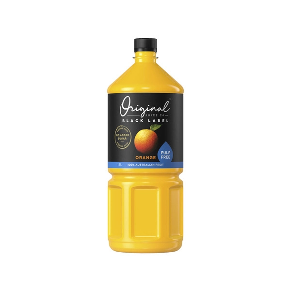 Original Juice Co. Black Label Pulp Free Chilled Orange Juice 1.5L