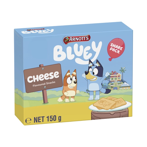 Arnotts Bluey Crackers Cheese 150g