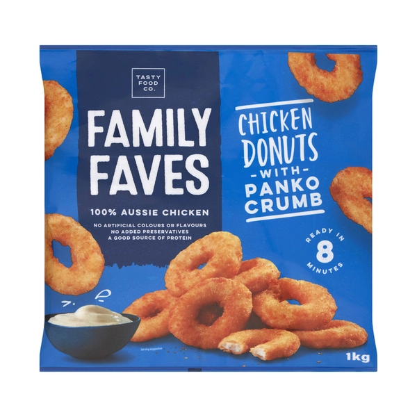 Family Faves Panko Crumb Chicken Donut 1kg