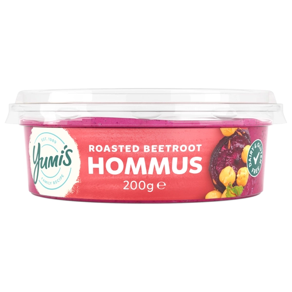 Yumi's Roasted Beetroot Hommus Dip 200g