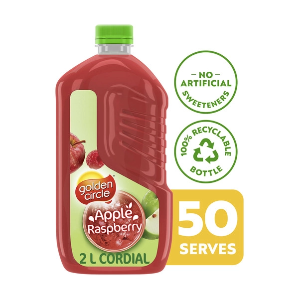 Golden Circle Cordial Apple & Raspberry Cordial 2L