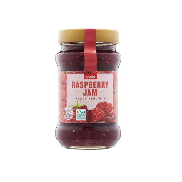 Coles Raspberry Jam 450g